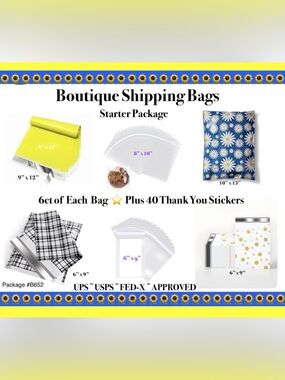 Shipping Bags ⭐️ Starter Variety Package
 🌻🆕🌻